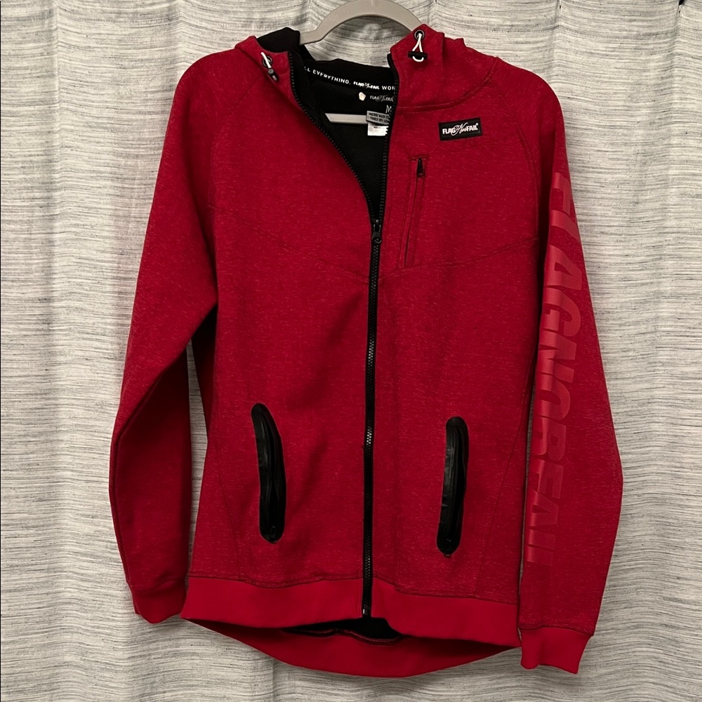 Flag nor fail - Red Zip Hoodie - men’s medium